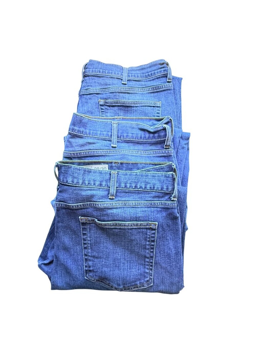 Cremieux Premium Denim Jeans Mens 38 x 30 Blue Straight Stretch 3-Pack